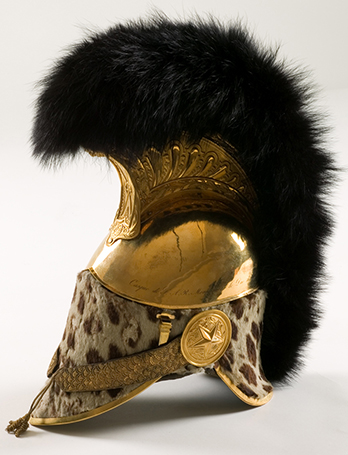 Casque du duc de Berry, colonel général des chevaux légers lanciers - Époque Restauration